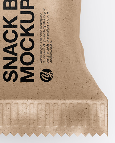 Kraft Snack Bar Mockup PSD #1