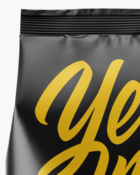 Matte Snack Package Mockup PSD #2