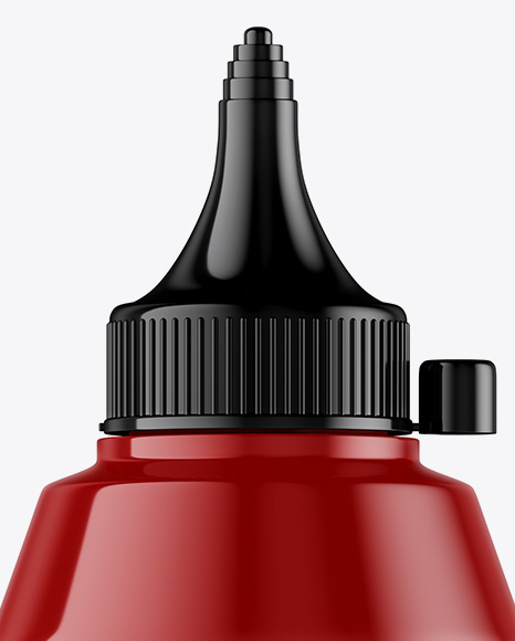 Glossy Sauce Bottle Mockup PSD #2