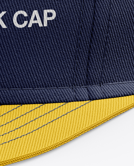 Flex Cap Mockup Half Side View In Apparel Mockups On Yellow Images Object Mockups