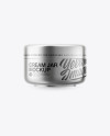 Download Metallic Cosmetic Jar Mockup - Front View in Jar Mockups ... Yellowimages Mockups