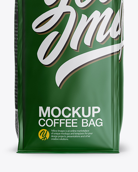 Download Matte Coffee Bag Mockup in Bag & Sack Mockups on Yellow Images Object Mockups