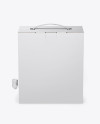 Bag In A Paper Box With Dispenser Mockup - Front View ...