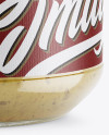 Glass Jar With Pumpkin Spread Mockup
