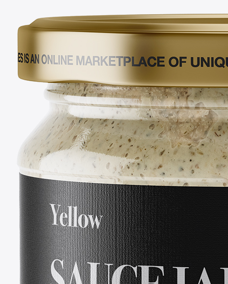 Glass Jar With Räuber Spread Mockup PSD #6