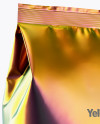 Download Holographic Snack Package Mockup - Half Side View in Bag ... Yellowimages Mockups