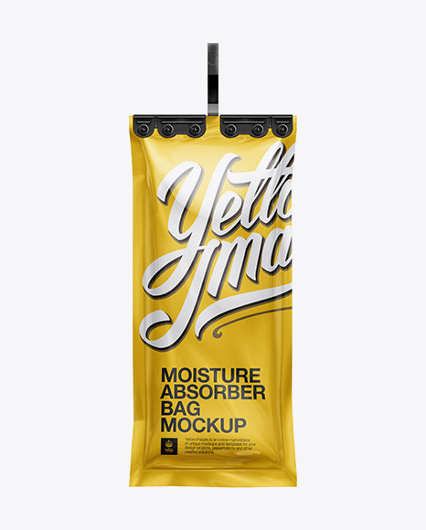 Moisture Absorber Bag Mockup - Front View in Pouch Mockups ...