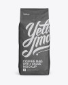 Download 2,5 kg Kraft Coffee Bag With Valve Mockup - Front View in ...