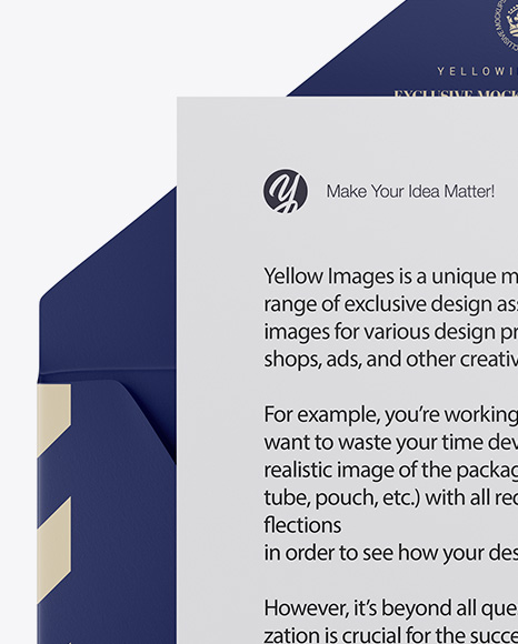 Download Opened Paper Envelope Mockup In Stationery Mockups On Yellow Images Object Mockups Yellowimages Mockups