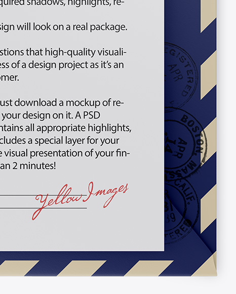 Download Envelope Design Mockup Psd Yellowimages