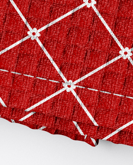 Two Folded Waffle Towels Mockup   Top View PSD #1