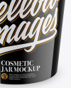 Download Glossy Cosmetic Jar Mockup - Front View (High-Angle Shot ... Yellowimages Mockups