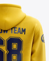 Men’s Heavyweight Hoodie mockup (Back View)