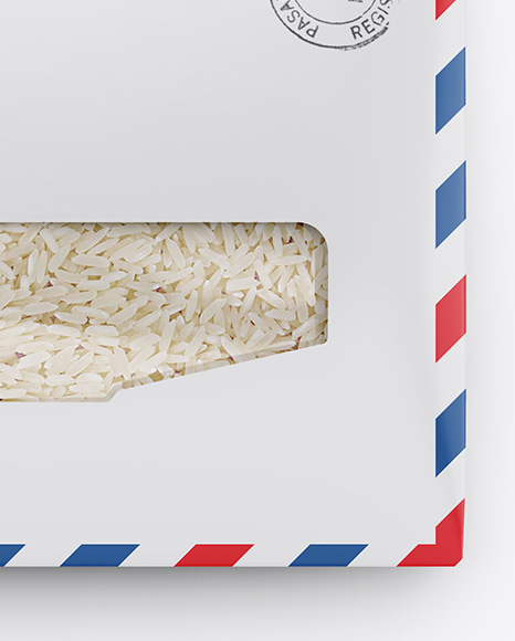 Paper Envelope Mockup   Front View PSD #1