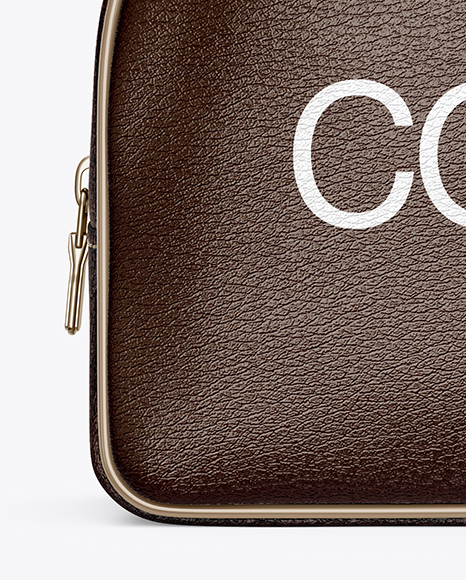 Leather Cosmetic Bag Mockup