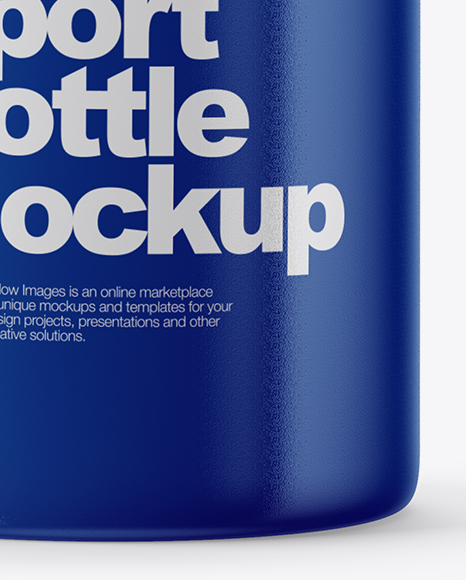 Glossy Sport Bottle Mockup PSD #1