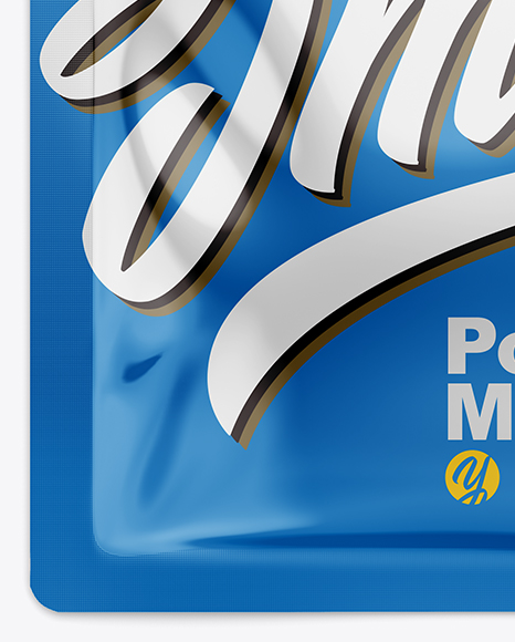 Glossy Pouch Mockup PSD #1