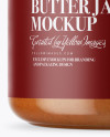 Smoked Peanut Butter Jar Mockup