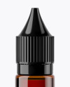 Amber Glass Dropper Bottle Mockup