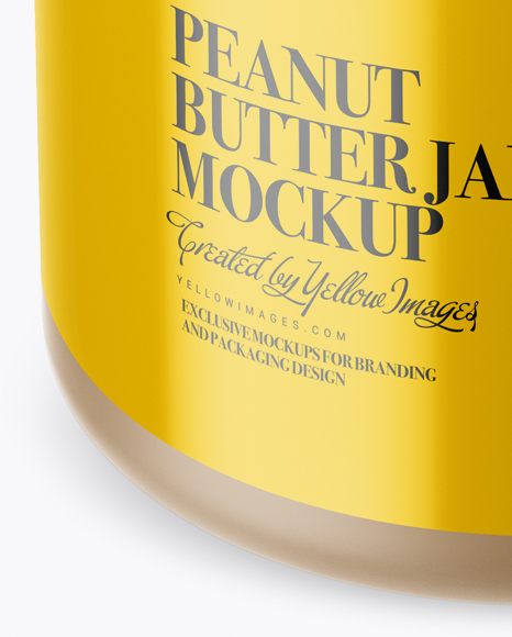 Matte Plastic Jar Mockup (High Angle Shot) PSD #1