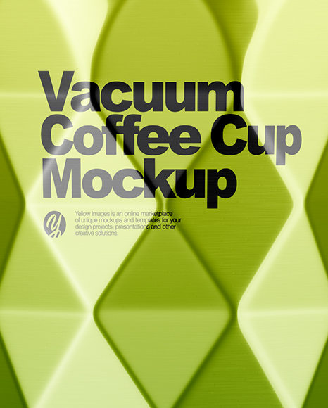 420ml Stainless Steel Vacuum Coffee Cup Mockup In Object Mockups On Yellow Images Object Mockups