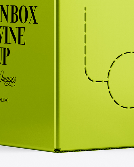 Download Metallic Box With Wine Mockup Half Side View In Box Mockups On Yellow Images Object Mockups PSD Mockup Templates