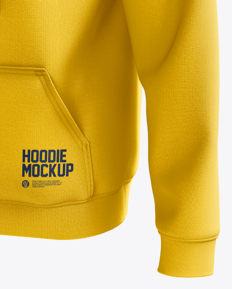 Download Men's Heavyweight Hoodie mockup (Half Side View) in ...