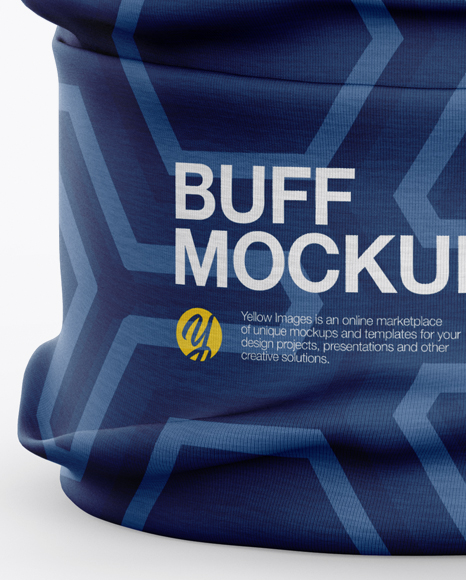 Download Free Buff Mockup In Apparel Mockups On Yellow Images Object Mockups PSD Mockups