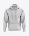 Men’s Heavyweight Heather Hoodie mockup (Front View) - Free Download ...