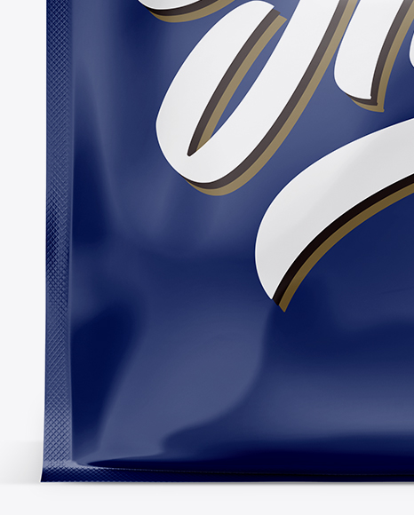 Glossy Stand up Food Bag Mockup PSD #2