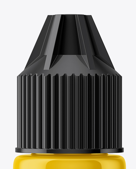 Glossy Dropper Bottle Mockup