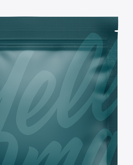 Matte Stand Up Pouch Mockup   Front View PSD #2