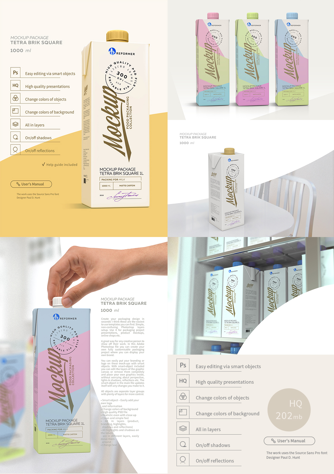 Download Free Mockup Milk Box Yellowimages