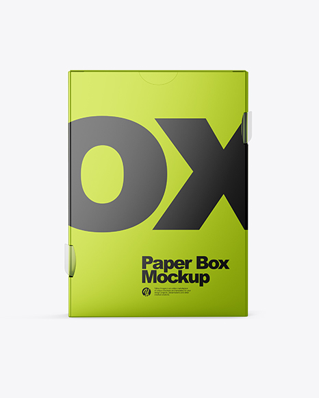 Download Matte Metallic Paper Box Mockup In Box Mockups On Yellow Images Object Mockups