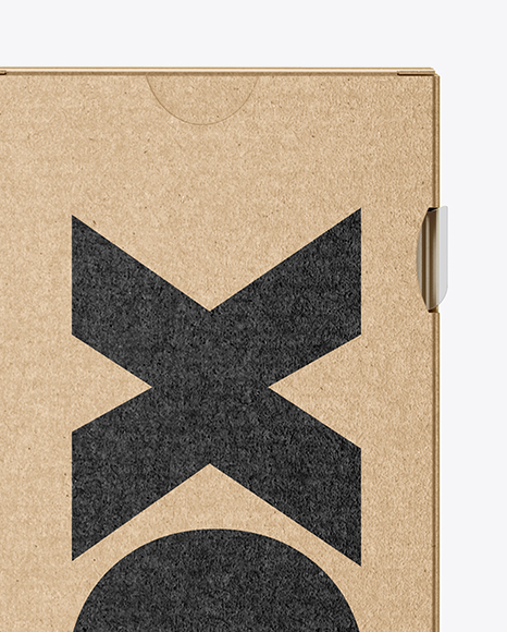 Download Kraft Paper Box Mockup In Box Mockups On Yellow Images Object Mockups