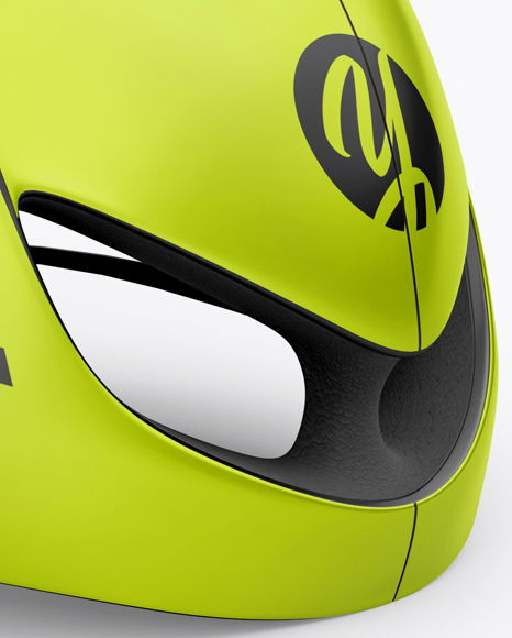 Cycling Helmet Mockup - Half Side View