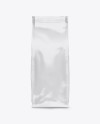 Glossy Coffee Bag Mockup - Front View
