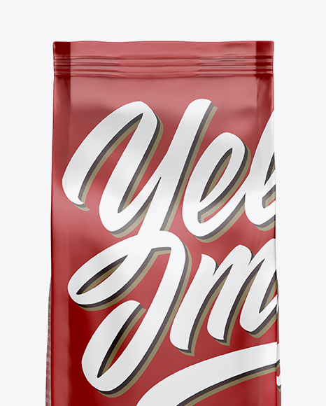 Matte Coffee Bag Mockup PSD #2
