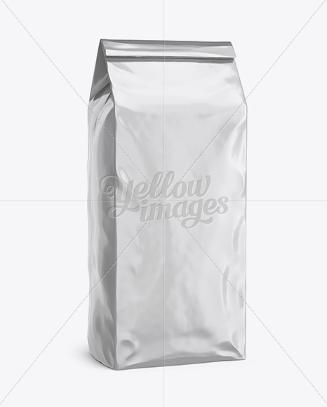 Download 2 5 Kg Foil Coffee Bag With Valve Mockup Half Turned View In Bag Sack Mockups On Yellow Images Object Mockups PSD Mockup Templates