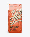 Download 2,5 kg Foil Coffee Bag With Valve Mockup - Front View in ... Yellowimages Mockups