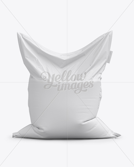 Square Bean Bag Mockup Halfside View In Object Mockups On Yellow Images Object Mockups