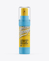 Cosmetic Sprayer Bottle Mockup on Yellow Images Object Mockups