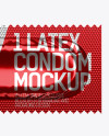 Download Metallised Condom Packaging Mockup in Sachet Mockups on ...