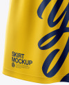 Download Skirt Mockup Front View In Apparel Mockups On Yellow Images Object Mockups