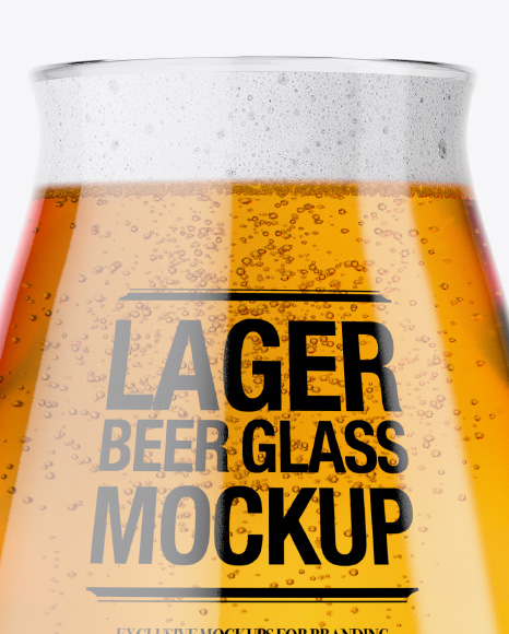 Download Teku Glass With Lager Beer Mockup In Cup Bowl Mockups On Yellow Images Object Mockups Yellowimages Mockups