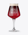 Download Teku Glass With Red Ale Beer Mockup in Cup & Bowl Mockups ... Yellowimages Mockups