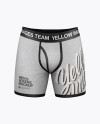 Download Melange Men S Boxer Briefs Mockup Front View In Apparel Mockups On Yellow Images Object Mockups