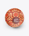 Download Soccer Ball Mockup High Angle Shot In Object Mockups On Yellow Images Object Mockups