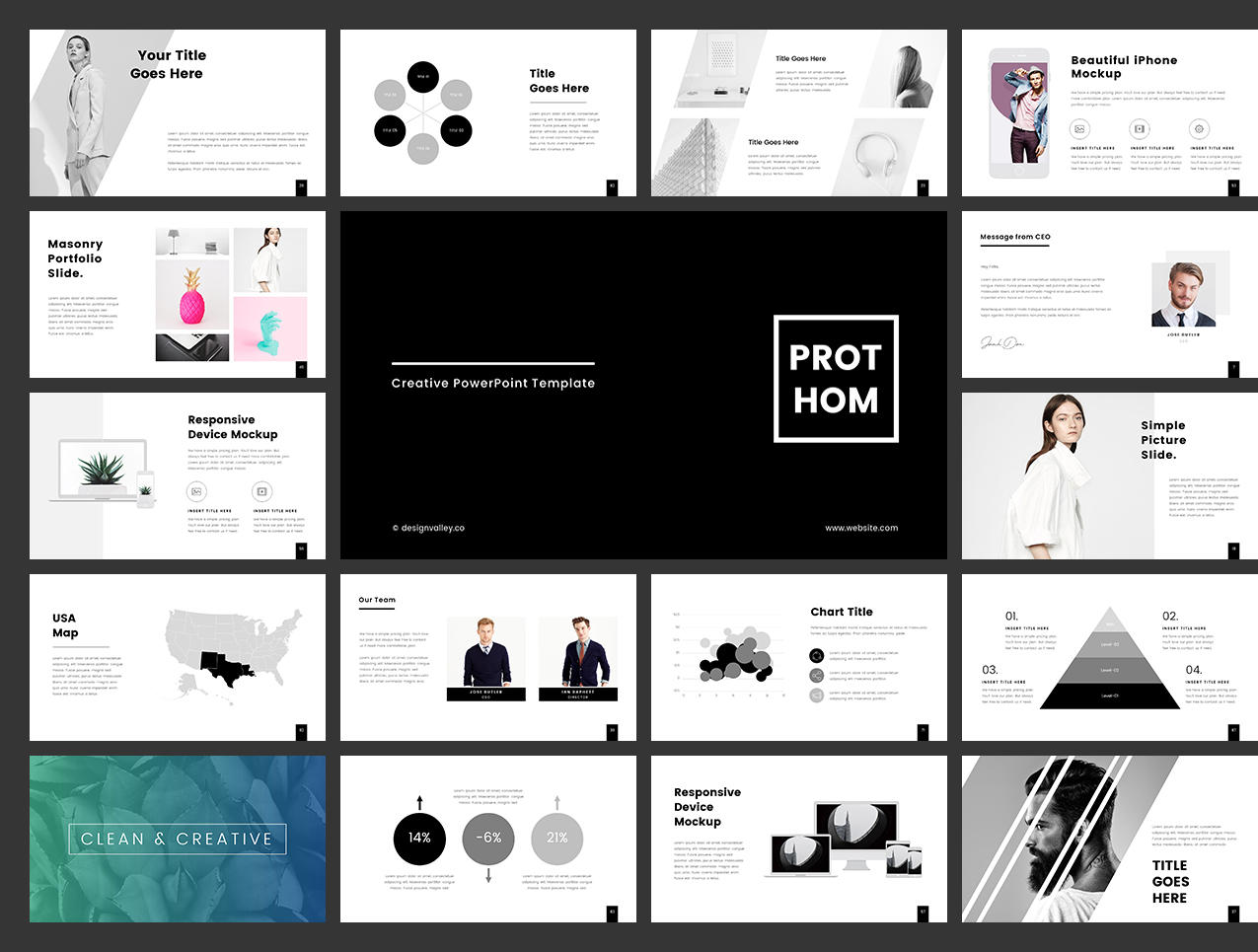 Download Prothom Powerpoint Presentation Template In Presentation Templates On Yellow Images Creative Store Yellowimages Mockups