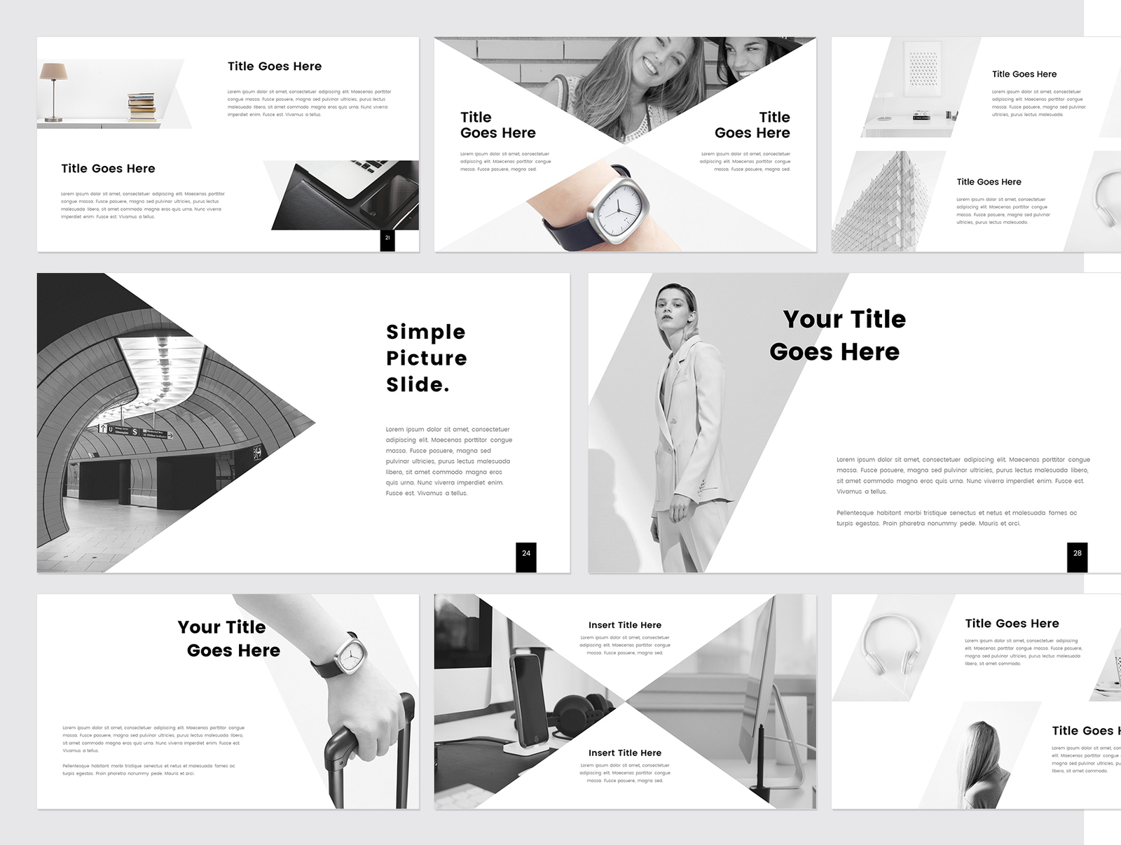 Prothom Powerpoint Presentation Template On Yellow Images Creative Store 4865